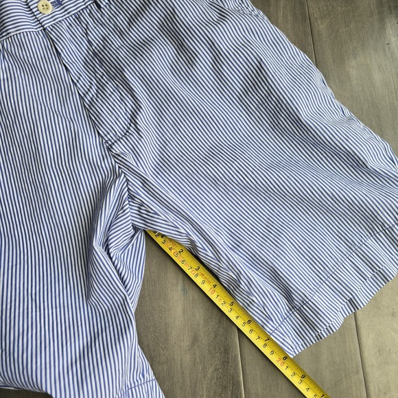 Mens Polo Ralph Lauren Golf Shorts Blue And White  Striped Size 30 - Picture 5 of 7